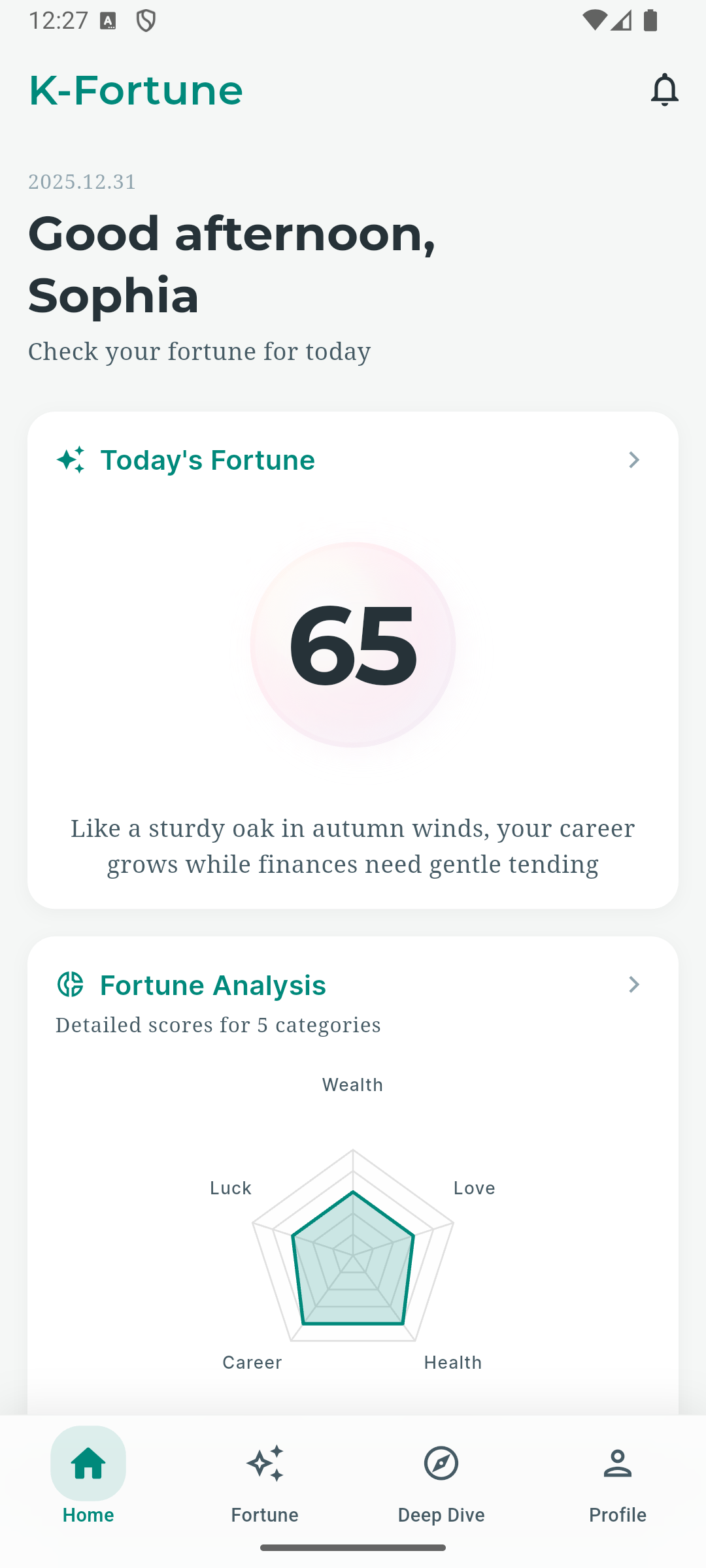 K-Fortune App - Fortune