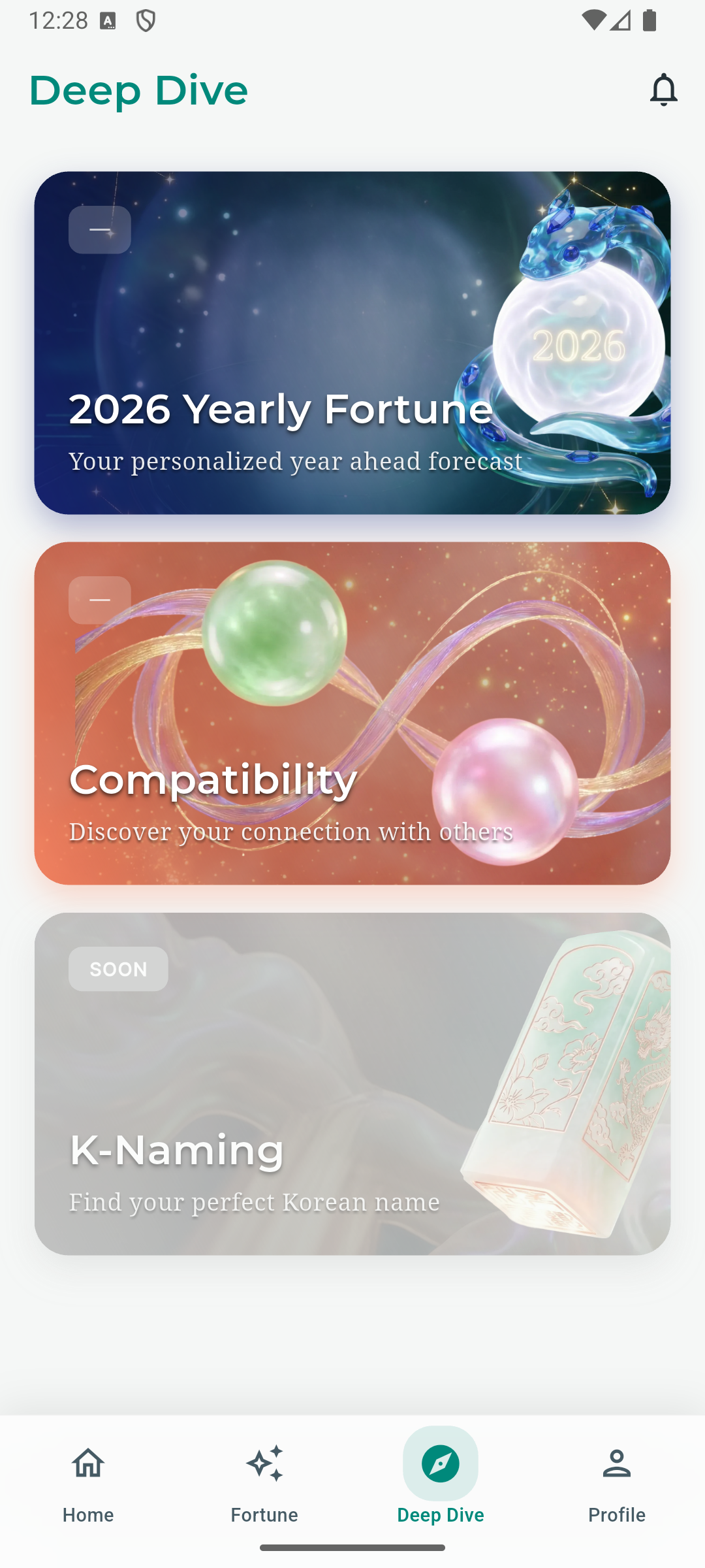 K-Fortune App - Profile